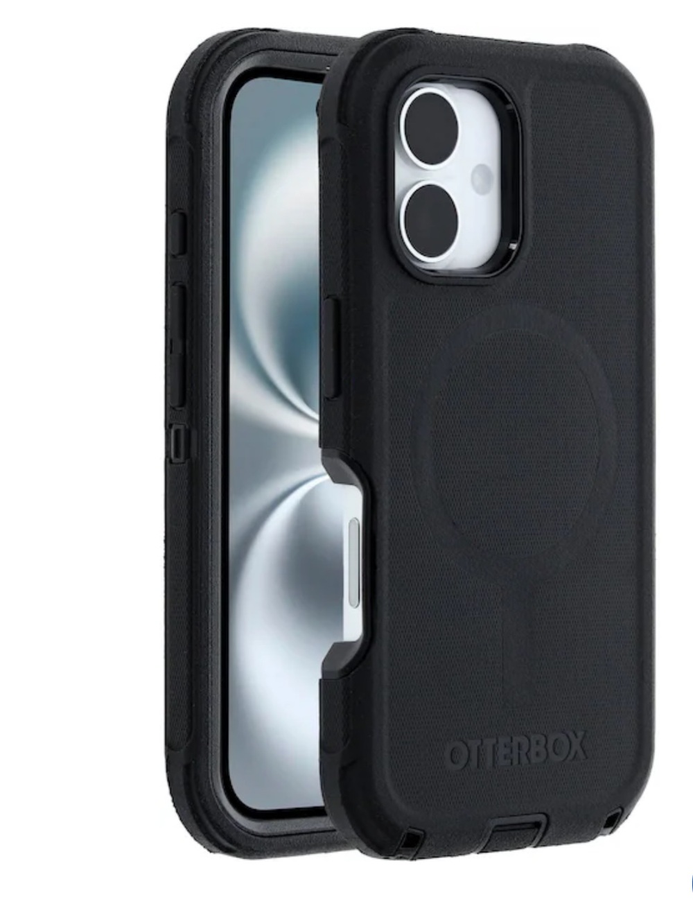 Apple iPhone 16 OtterBox Defender Series Pro Hard Shell MagSafe Drop+ Black Case